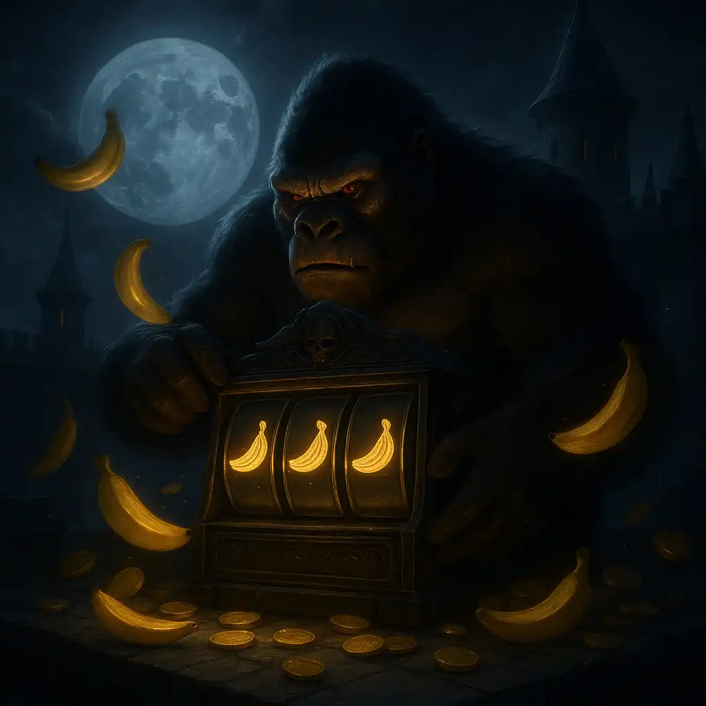 King Kong Cash Even Bigger Bananas 4 slot game artwork at MorosWin Casino